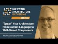 “Speak” Your Architecture: From Domain Language to Well-Named Components | Matthias Bohlen