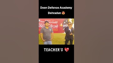 doon defence academy dehradun Sandeep Sir Teacher