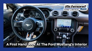 Ford Mustang Interior First Hand Look
