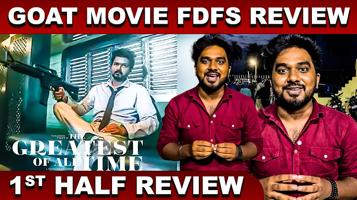 வெறித்தனமான Twist இருக்கு.. 😱 Venkat சரவெடி🔥Goat 1st Half Movie Review | Goat Review #goatreview