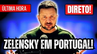 ÚLTIMA HORA! ZELENSKY DISCURSA EM PORTUGAL