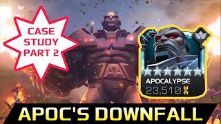 THE DOWNFALL OF APOCALYPSE: From Mutant King to Relic of the Past | Mcoc Case Studies II