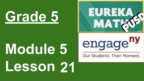 Eureka Math Grade 5 Module 5 Lesson 21