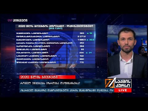 2020 წლის ბიუჯეტი - რომელ უწყებებს ეზრდება დაფინანსება?