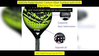 Cwin Paddle Racket Adult Prefessional Carbon Fiber Soft Eva Face Tennis Paddle screenshot 5