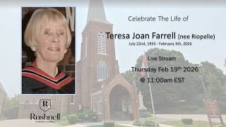Celebration of Life - Teresa Joan Farrell