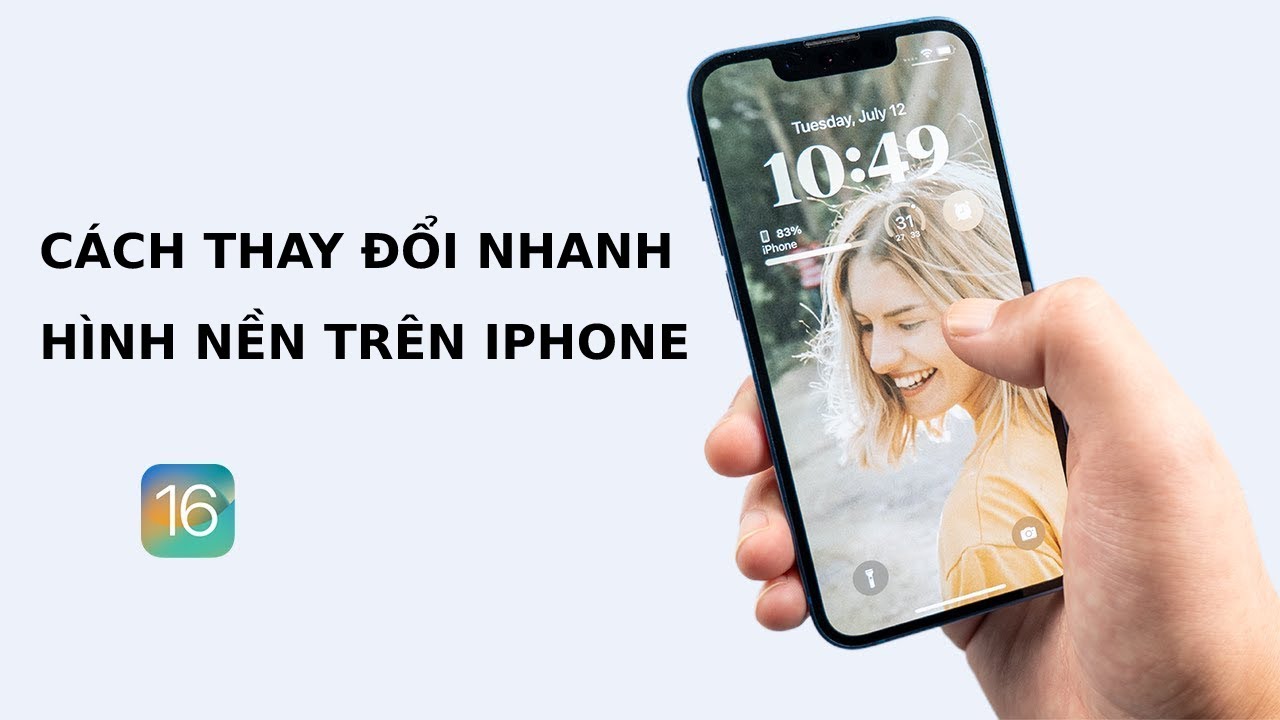 Video Cách cài đặt thay đổi hình nền iPhone đơn giản nhanh chóng   Thegioididongcom