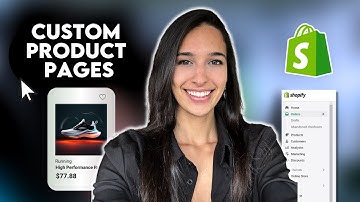 Shopify Tutorial for Beginners - How To Create Custom Product Pages