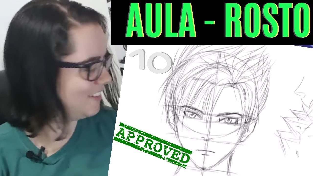 desenho de anime fácil, como desenhar metade do rosto Inui Sajuna fácil
