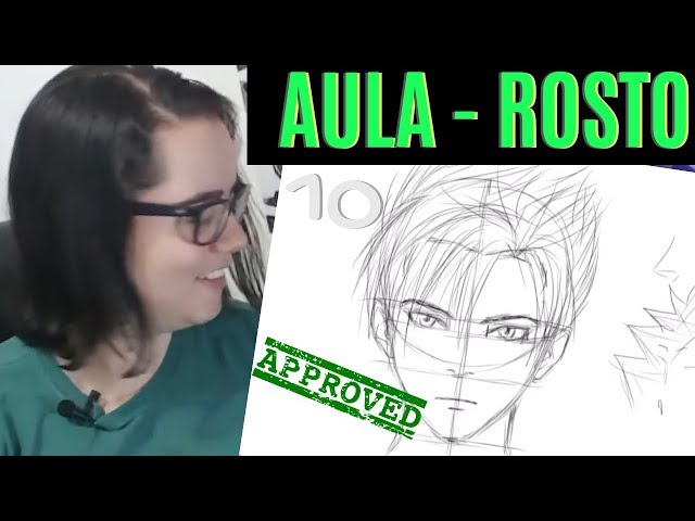 desenho de anime fácil, como desenhar metade do rosto Inui Sajuna fácil