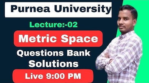 Purnea University Part 3 Paper 5 Questions Bank Solutions | B.Sc Part 3 Maths Questions Paper