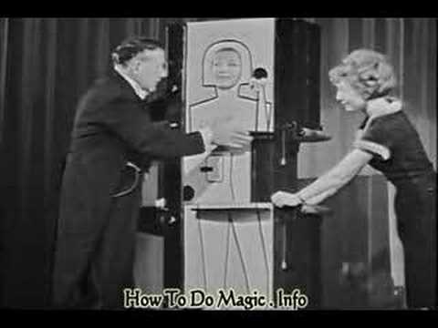www.HowToDoMagic.info 5 of 50 Greatest Magic Tricks - Zig Zag Lady by Robert Harbin (1965) - 50 Greatest Magic Tricks