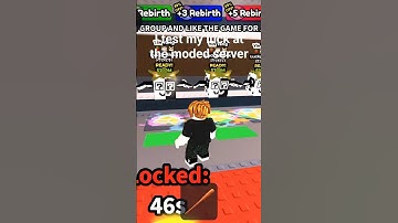 I test my luck at the moded server