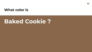 Baked Cookie color #89674a hex color - Brown color - Cool color 89674a