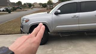 Falken Wildpeak AT3W’s (265/75R16) on ‘18 Tacoma XP