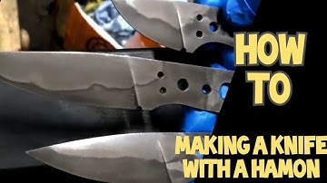 How to create a Hamon on a knife using refractory cement #hamon #japaneseknife #exmoor