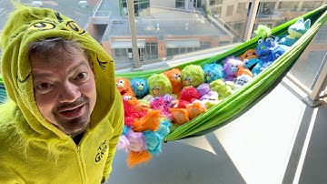 Monsters Hanging Out In A Hammock “Misunderstood Monsters 02” The Puppet Hideaway with Eric Thomsen