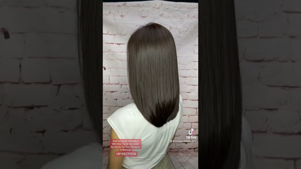 Anti frizzy hair treatment by kenny Tan hair designer HP:98771376 - YouTube