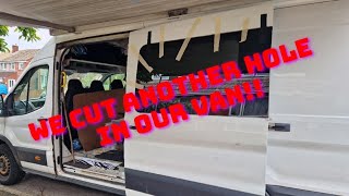 Installing a window into a Mk8 Ford Transit