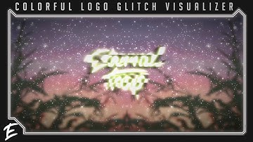 [UNLOCKED] Colorful logo glitch visualizer || Avee Player Template #75
