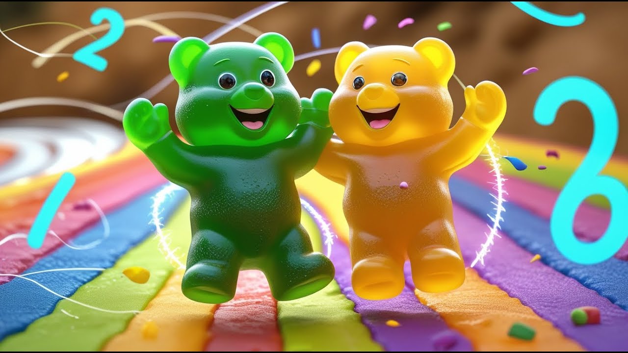 The Candy Counting Song 🍭🍬 | Fun Learning Numbers for Kids | Count Sweet Treats with Music