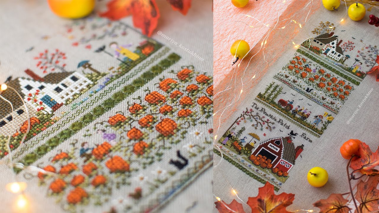 The Pumpkin Patch Farm - ГОТОВАЯ РАБОТА. THE VICTORIA SAMPLER