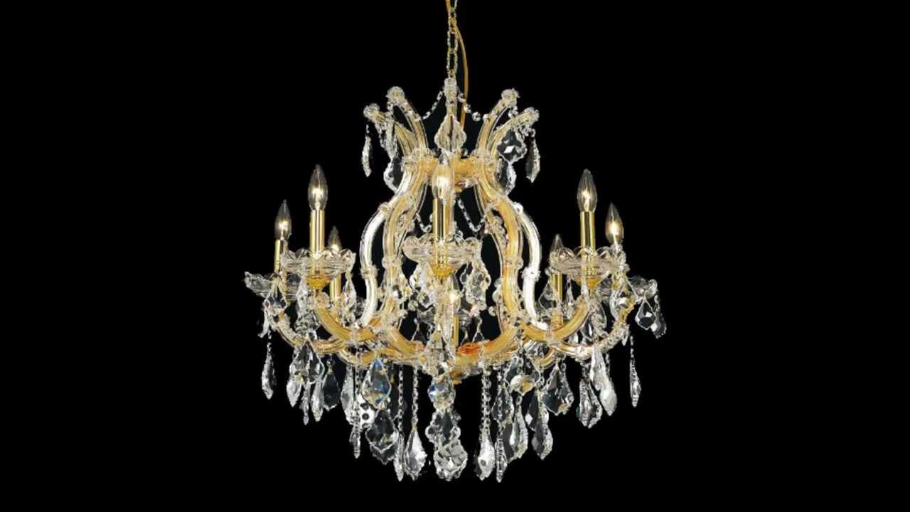 Elegant Lighting 2800D26G Maria Theresa Collection