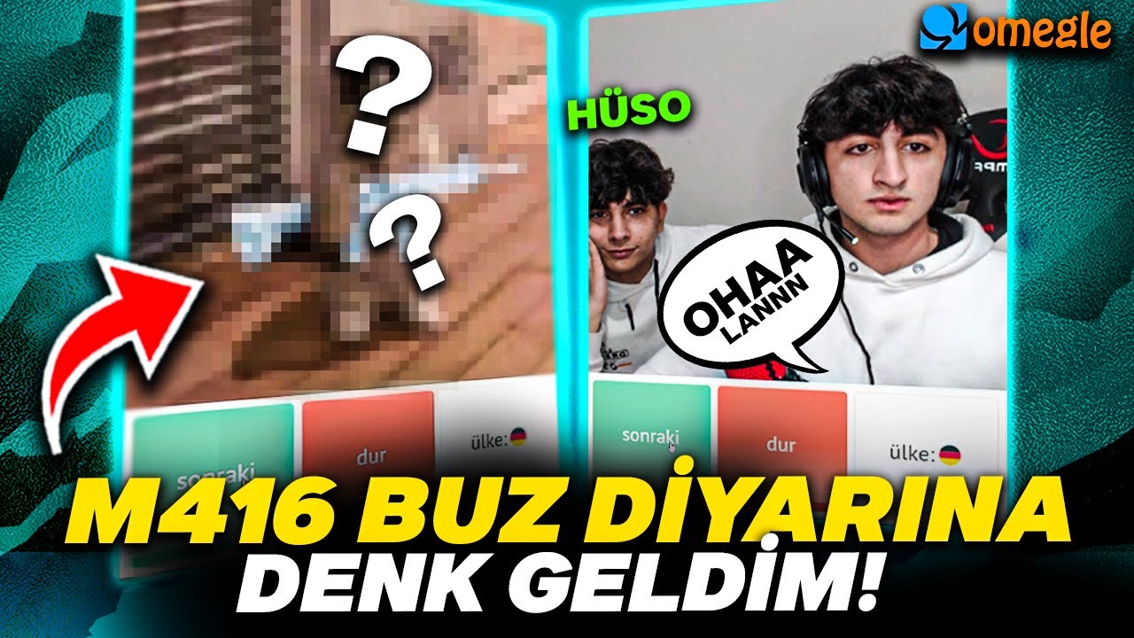 OMEGLEDE M416 BUZ DİYARINA DENK GELDİM! 😱