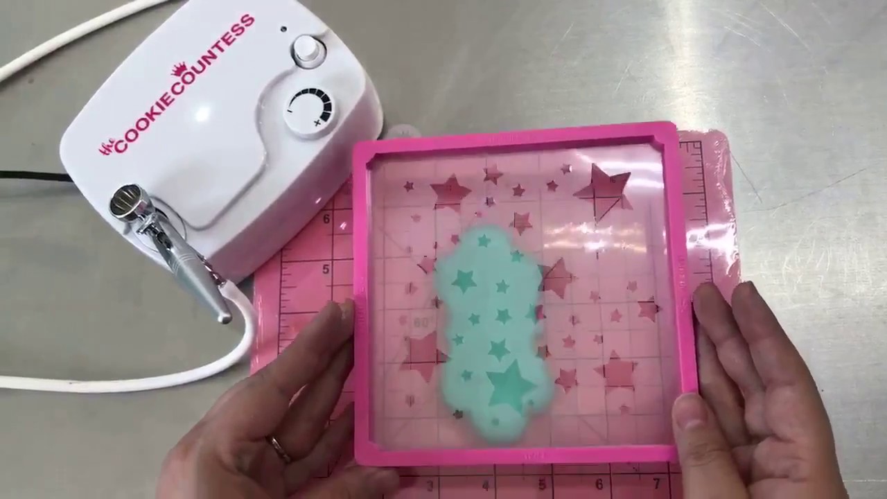 Uso de aerógrafo con stencils - Primeros pasos para usar un aerografo