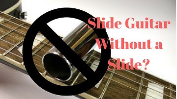 "No Slide Blues" Slide Guitar Without A Slide? A Guitar Lesson.
