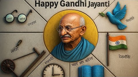 Gandhi Jayanti art||Gandhi Jayanti 2025||Mahatma Gandhi special Long Video||2nd October Celebration 