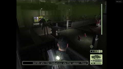 SplinterCell Gamecube Demo (Preview Disc May 2003) Playthrough