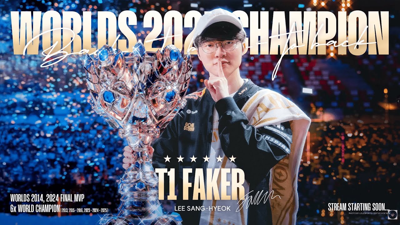 T1 FAKER, 스트리밍으로 행운의 팬 한 명을 초대해 WORLDS 2025에 대한 이야기를 나눕니다
