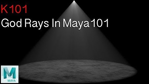 How To Create God Rays in Maya