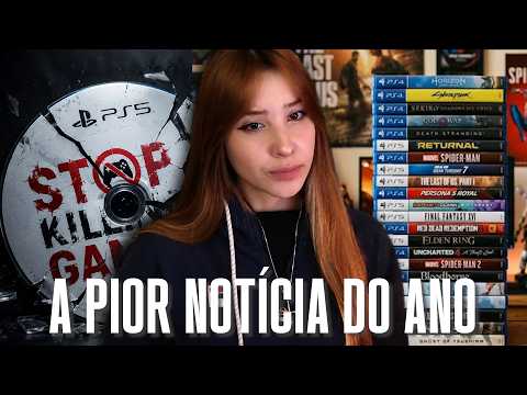 PLAYSTATION anuncia FIM de MÍDIAS FÍSICAS.