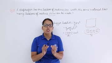 Class10th – RD Sharma – Problem-9 on Surface area and Volume of Sphere | Tutorials Point