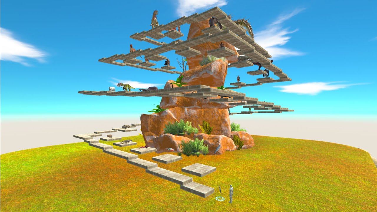 KILLING PARKOUR FPS WITH ALL WEAPONS  - Animal Revolt Battle Simulator