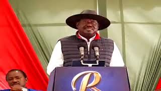 SHAKAHOLA MASSACRE: RAILA ODINGA accuses WILLIUM RUTO of being an ACCOMPLICE TO PASTOR MCKENZIE.