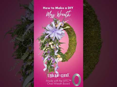 Learn How to Make a Moss Wreath Base