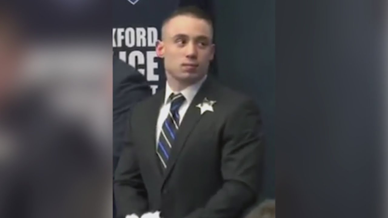 Rockford Police officer charged with battery of suspect - YouTube