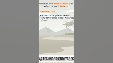 Abstract Class vs Interface|Core Java Interview Question