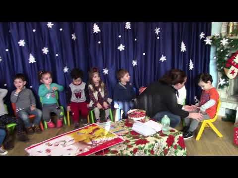 სტუდია ქინდერლენდი.. 3-4 წლიანი ჯგუფის საახალწლო ღია გაკვეთილი