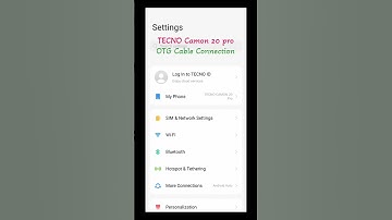 TECNO Camon 20 Pro - OTG Cable Connection - OTG Support