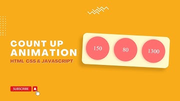 Count Up Animation With Javascript - Mandan Koding