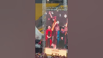 FINALLY WENT ON STAGE🥹 #graduation #stage