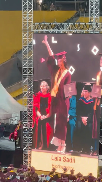 FINALLY WENT ON STAGE🥹 #graduation #stage