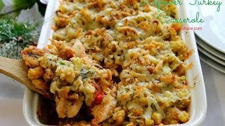 Leftover turkey or chicken with stuffing casserole is a great recipe
for after the holidays. everybody always wonders what to do leftovers
chr...