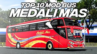 TOP 10 MOD BUS MEDALI MAS | MOD BUSSID