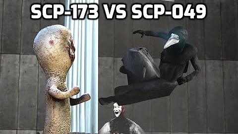 SCP-173 VS SCP-049 [SFM]