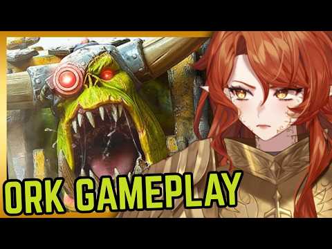 Warhammer Vtuber Reacts to Ork DOW 4 GAMEPLAY
